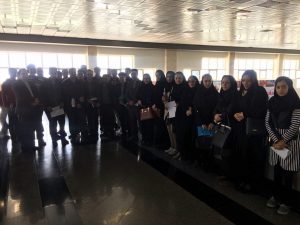 بازدید دانشجویان مرکز علمی کاربردی جهاددانشگاهی از فرودگاه اردبیل